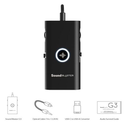 Sound Card Creative Sound Blaster G3 | Đen (70SB182000000)