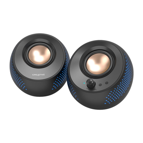 Loa Creative Pebble X | Bluetooth, RGB, Đen (51MF1715AA000)