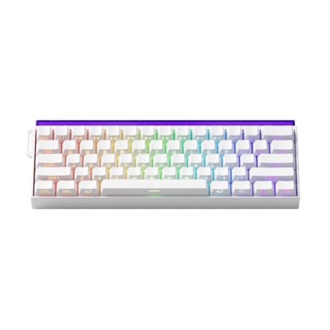 Bàn Phím Cơ Có Dây AKKO Veekos Shine60 SP White Akko Glare Magnetic Switch
